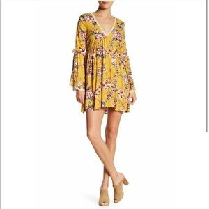 On the Road Floral Crochet Mini Dress